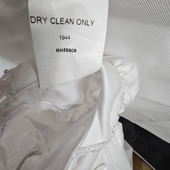 Edgehill Collection White Christening Baptism Infant Gown 6-9 months - Picture 15 of 15